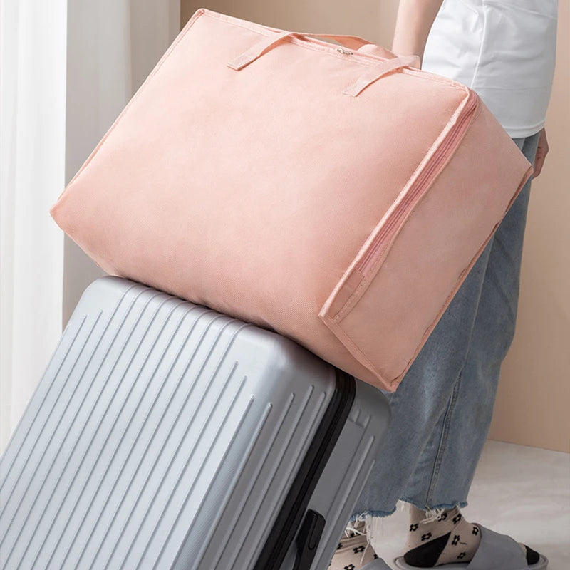 Large Capacity Duvet Blanket Storage Bag Dustproof Closet Under-Bed