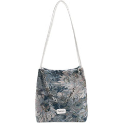 Monet Oil Painting Bag Large Capacity Satchel Handbag