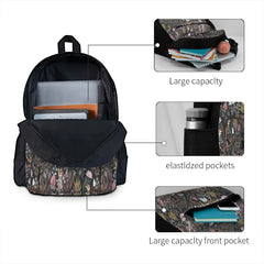 Moody Jungle Backpacks Men Women Handbag Youth Bags