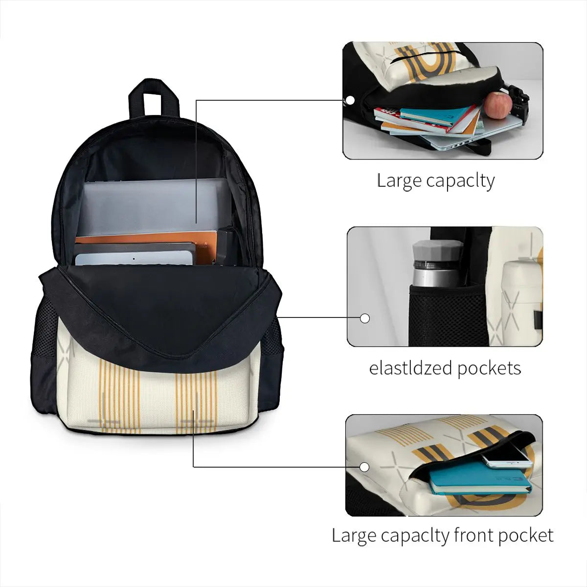 Mid Century Modern Backpacks Men's & Women's Bags
