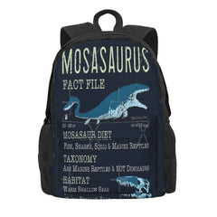 Mosasaurus Facts Backpacks Men's Backpacks Bags For Women School