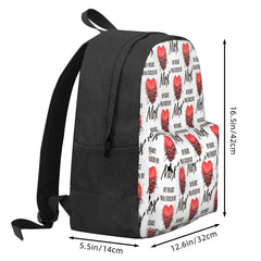 Mox Backpacks Men's Women's Plain Zip Pockets