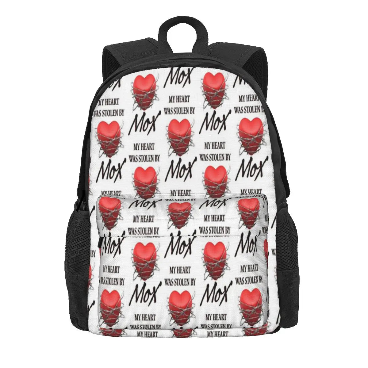 Mox Backpacks Men's Women's Plain Zip Pockets