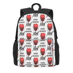Mox Backpacks Men's Women's Plain Zip Pockets