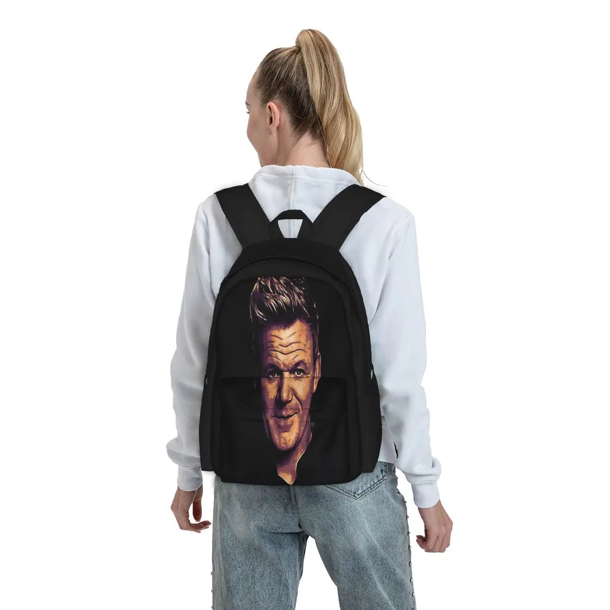 Mr Ramsay Anime School Bag Girl Backpack Women Men Backpacks
