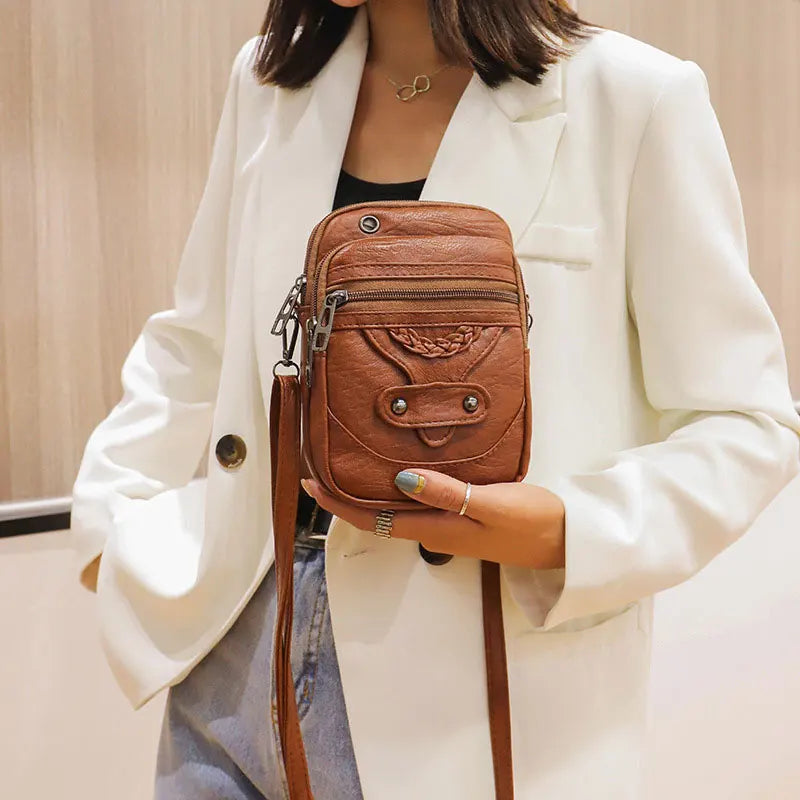 Vintage Crossbody Bag Women's Small Shoulder Bag