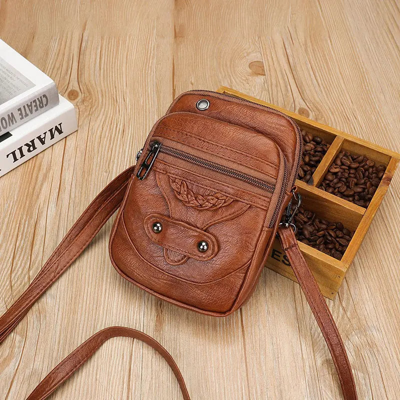 Vintage Crossbody Bag Women's Small Shoulder Bag