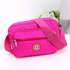 Layer Messenger Bag Women Canvas Middle-Aged Woman Crossbody Mother Bag