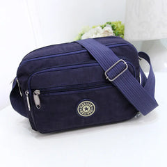 Layer Messenger Bag Women Canvas Middle-Aged Woman Crossbody Mother Bag