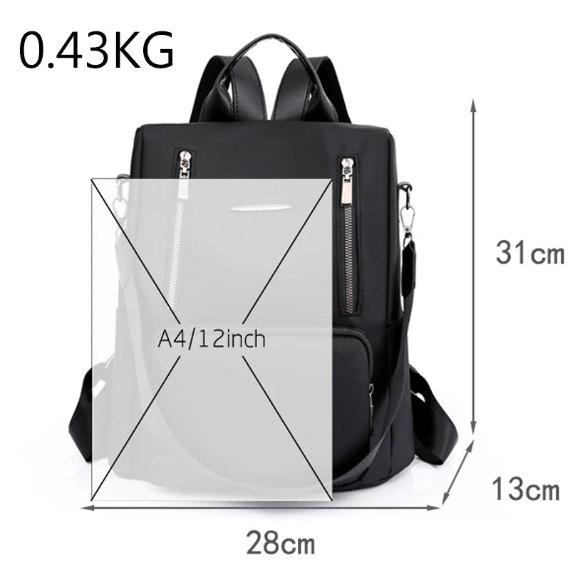 Solid High Casual Student School Backpacks for Teens