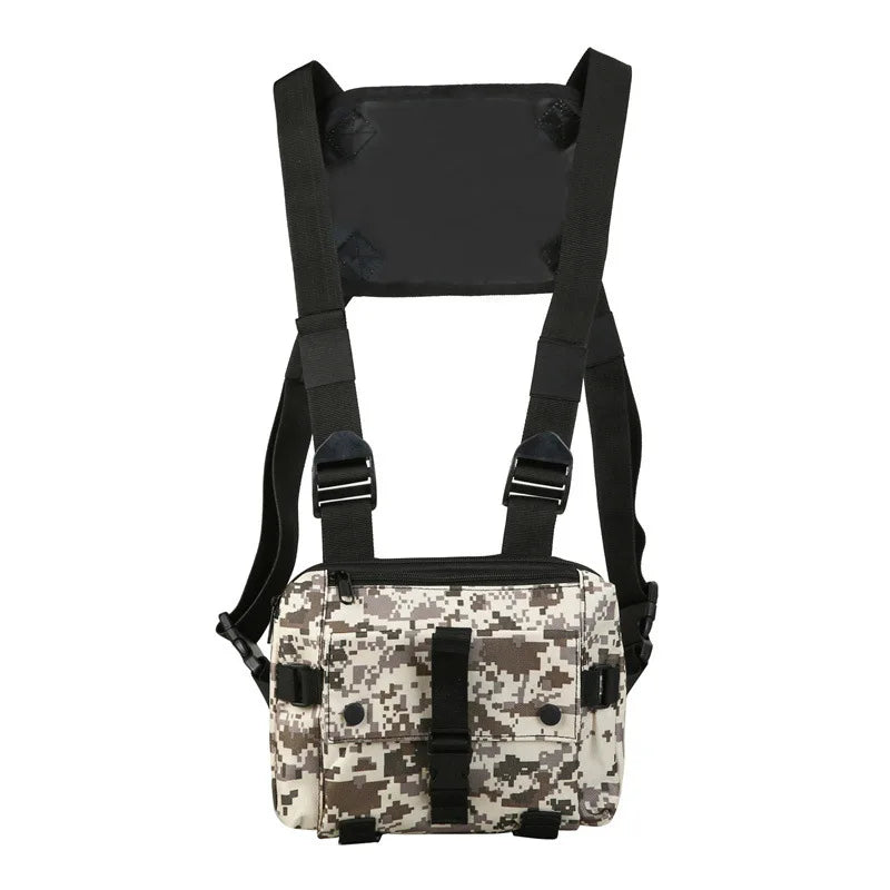 Multi-function Chest Bags Tactical Pack Waist Belt Bag Women Vest Backpack