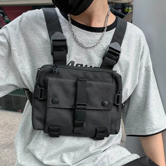 Multi-function Chest Bags Tactical Pack Waist Belt Bag Women Vest Backpack