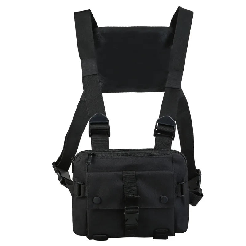 Multi-function Chest Bags Tactical Pack Waist Belt Bag Women Vest Backpack