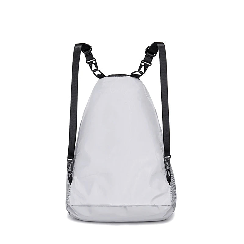 Waterproof Nylon Backpack Drawstring Bucket Bag for Women