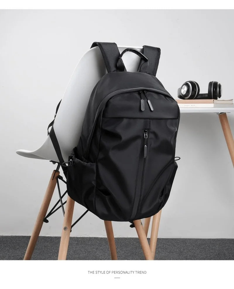Multi-function Sports Backpack for Men Women Solid Laptop Bag