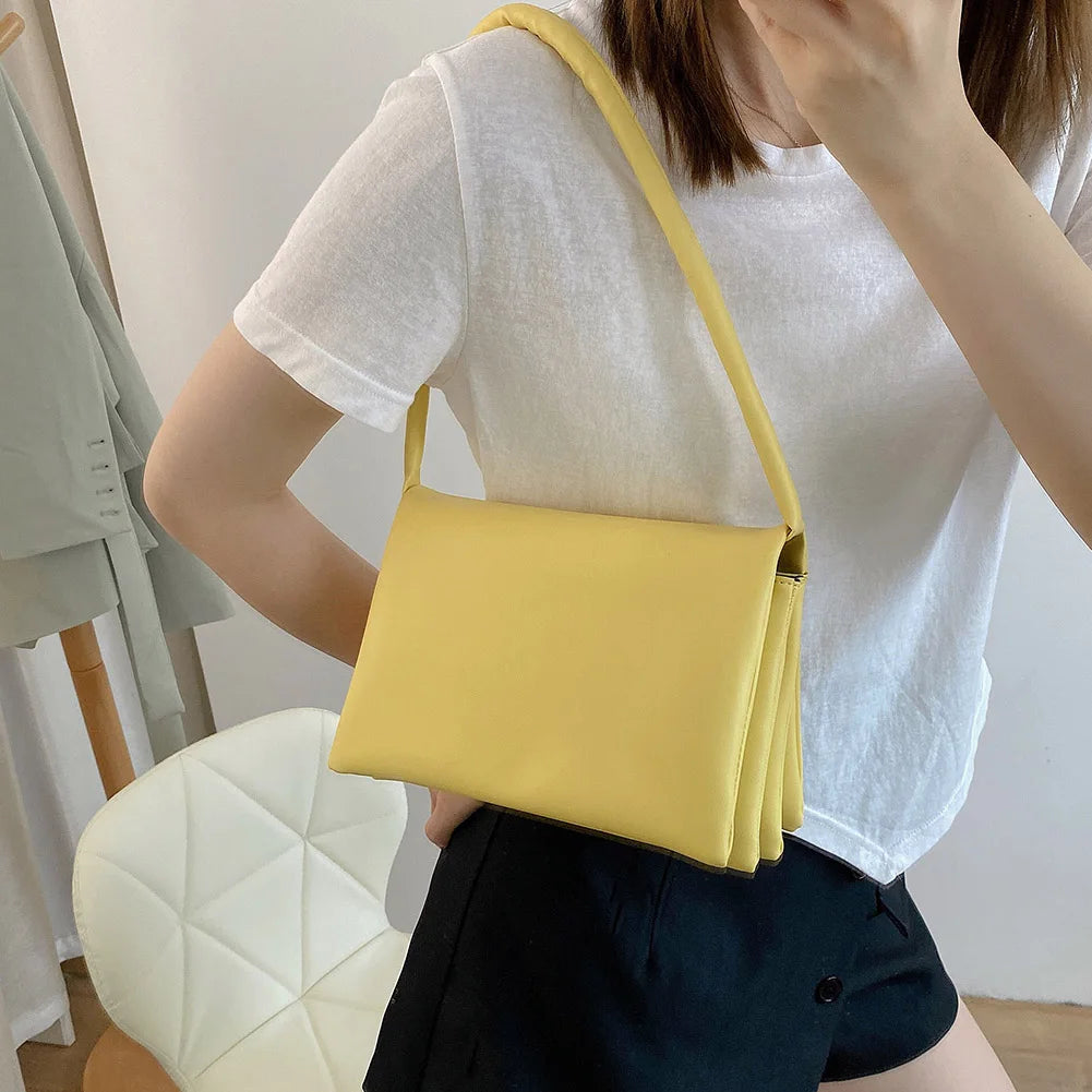 Soft Leather Handbags For Women Ladies Shoulder Bag Round Handle Party Purses