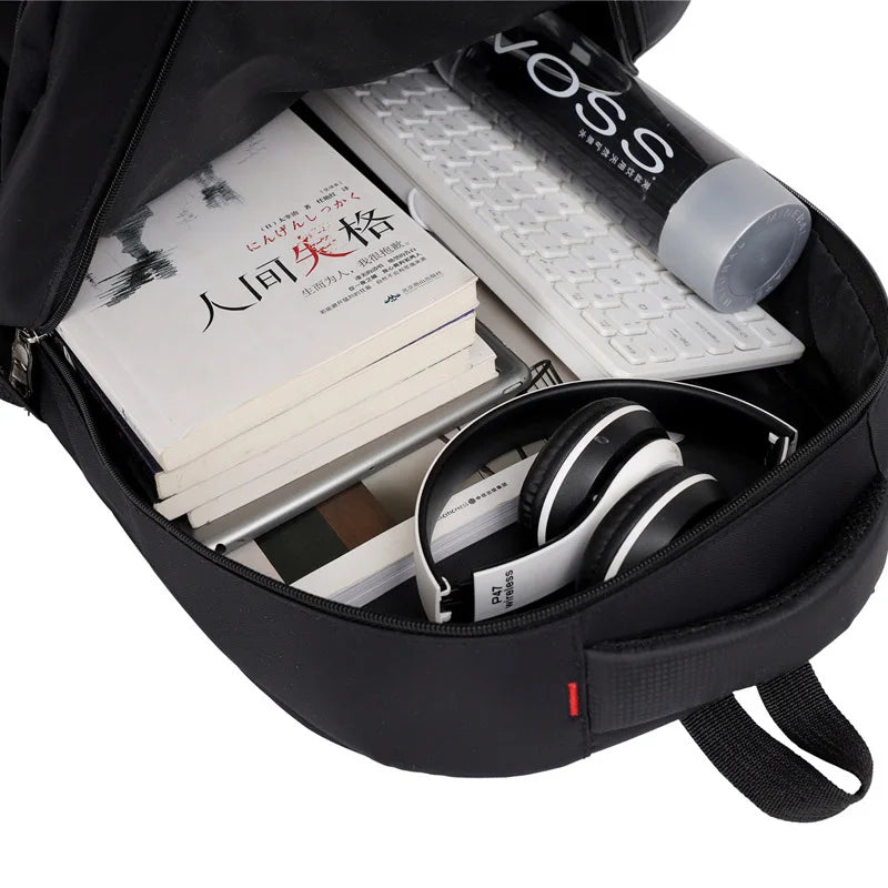 Multi-layer Zipper Backpack Men Business Bags Male Travel Laptop Backpack