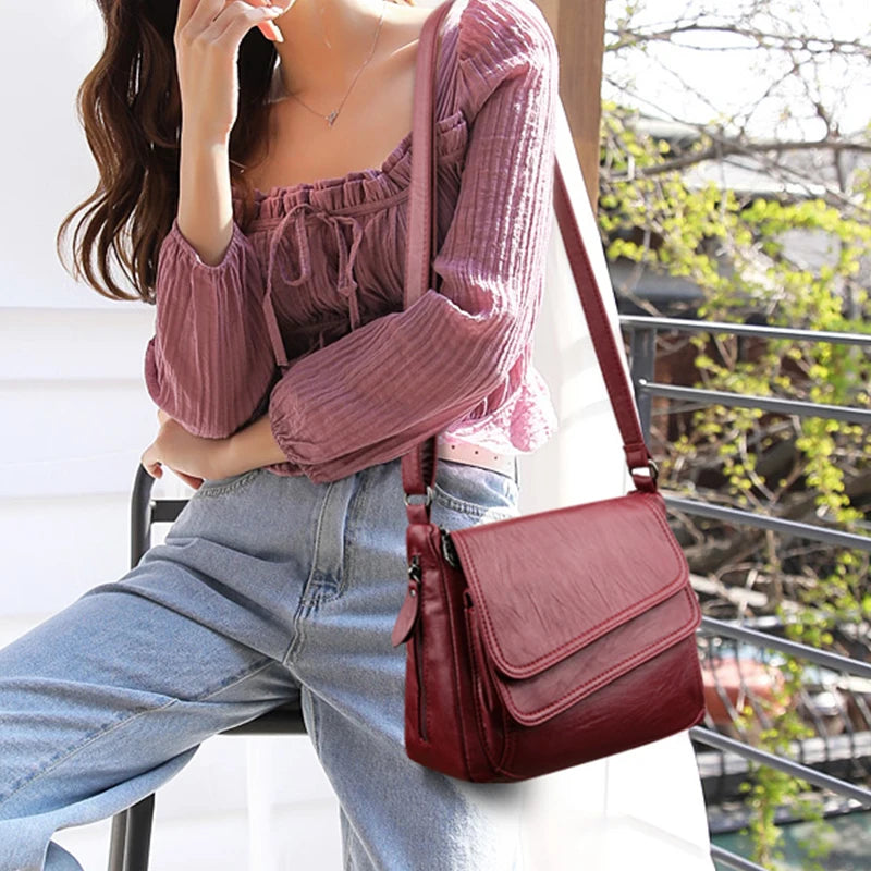 Leather Handbags Crossbody Bags For Women