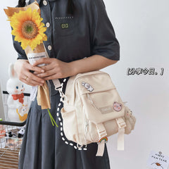 Small Backpack Women Ins Tooling School Bag Teenage Girls