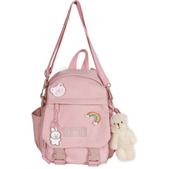 Small Backpack Women Ins Tooling School Bag Teenage Girls
