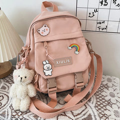 Small Backpack Women Ins Tooling School Bag Teenage Girls
