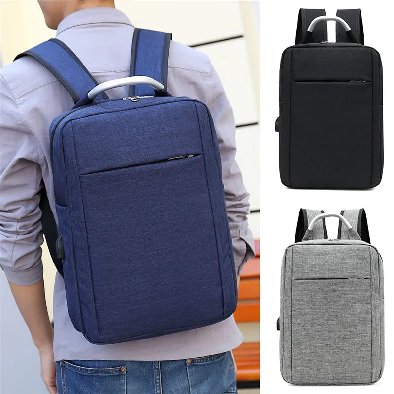 Anti-Theft USB Charging Backpack Laptop Travel School Business Bag