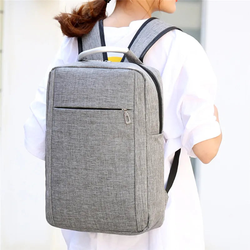 Anti-theft USB Charging Backpack Laptop Travel Business Bag