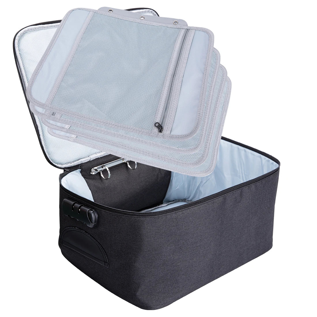 Multifunction Briefcase School Travel High Capacity Document Organizer