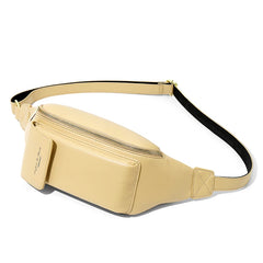 Women's Soft Leather Fanny Pack Chest & Waist Bag