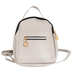 Small Girls Backpack Multifunction Zipper Shoulder Bag Mini Knapsack