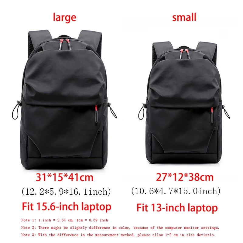 Waterproof Backpack Men School Bags 15.6 Inch Laptop Bag For Men