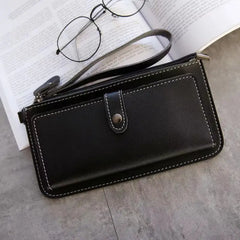 Women Wallet Pu Leather Long Multi-Card Clutch Purse