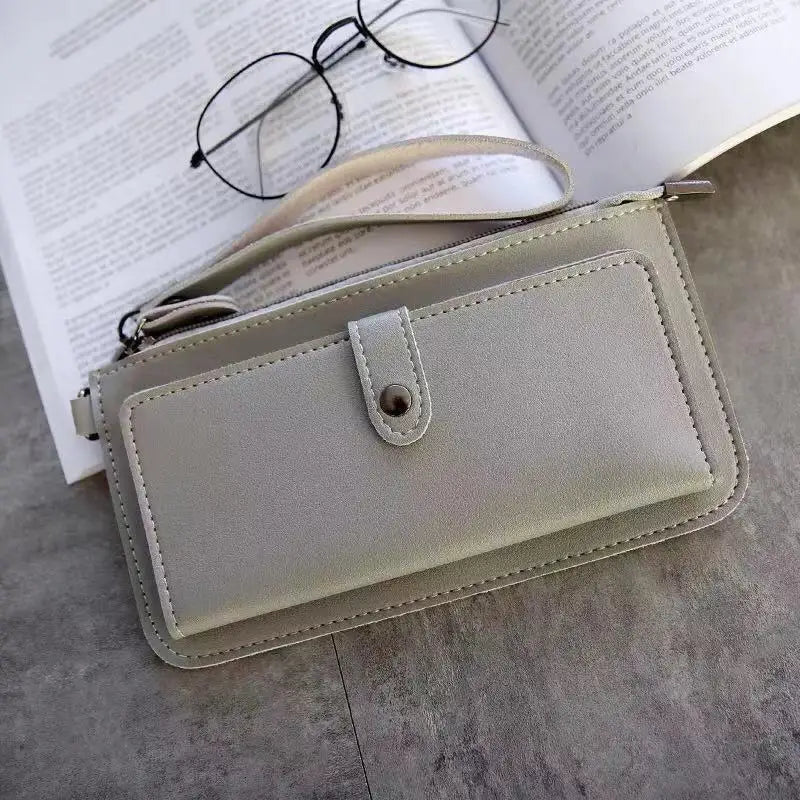 Women Wallet Pu Leather Long Multi-Card Clutch Purse