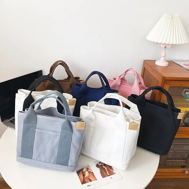 Multifunctional Diaper Holder Travel Bag Canvas Baby Nappy Storage
