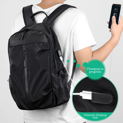 USB Charging Laptop Backpack Oxford Cloth Waterproof School Bag
