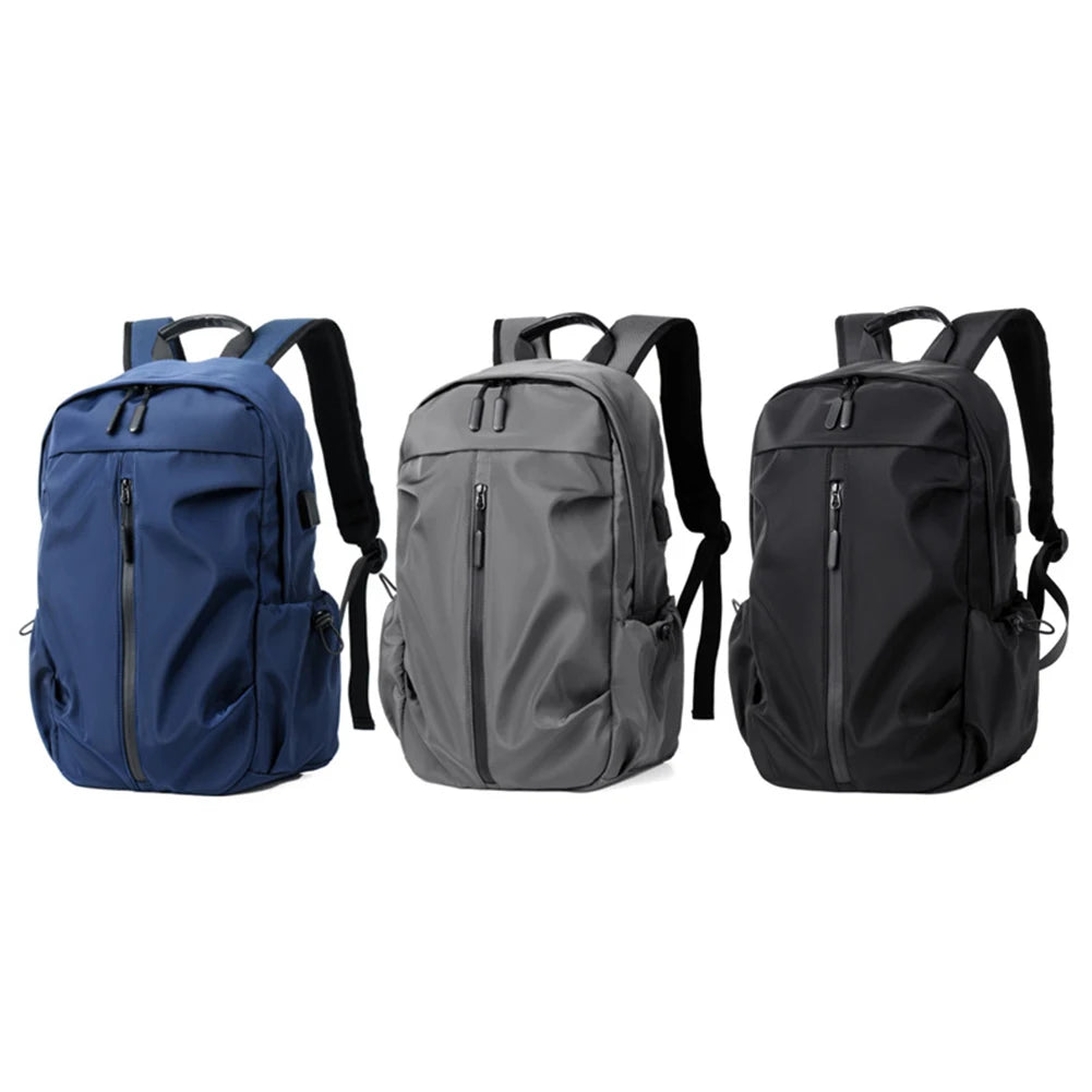 USB Charging Laptop Backpack Oxford Cloth Waterproof School Bag