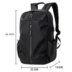 USB Charging Laptop Backpack Oxford Cloth Waterproof School Bag