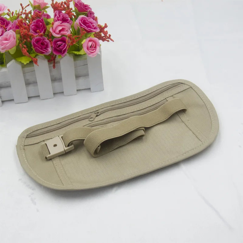 Waterproof Hidden Wallet Cloth Slim Secret Security Closefitting Pockets