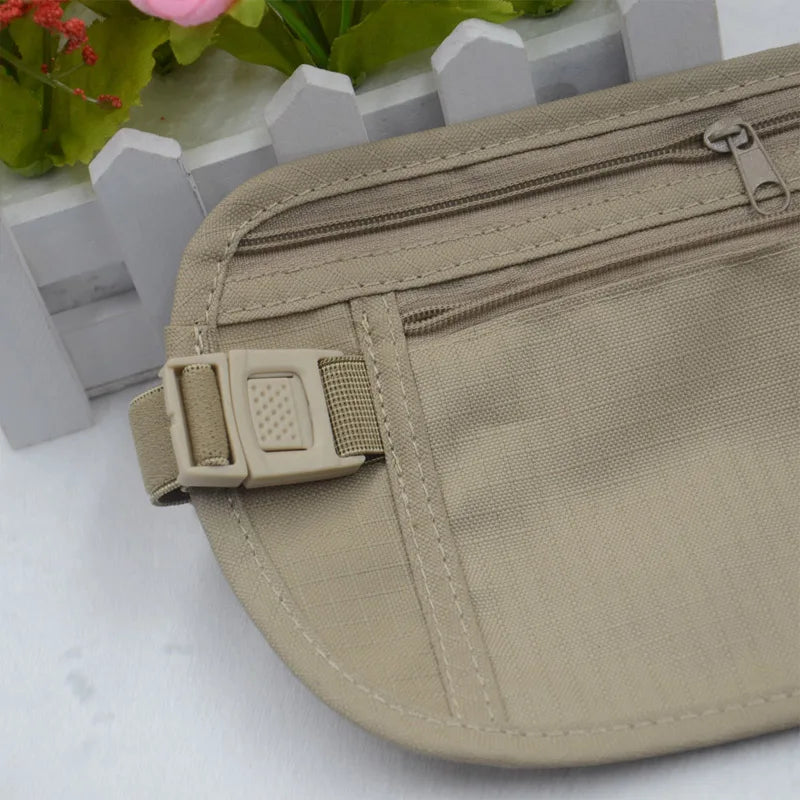 Waterproof Hidden Wallet Cloth Slim Secret Security Closefitting Pockets