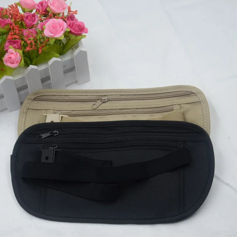Waterproof Hidden Wallet Cloth Slim Secret Security Closefitting Pockets