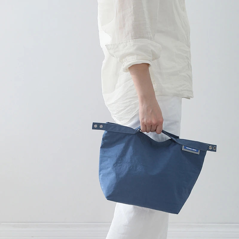 Insulated Lunch Bag Office Worker Meal Handbag Portable Snack Pouch