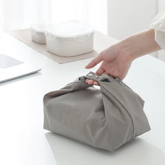 Insulated Lunch Bag Office Worker Meal Handbag Portable Snack Pouch
