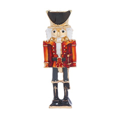 Muylinda Christmas Nutcracker Enamel Soldier Brooch