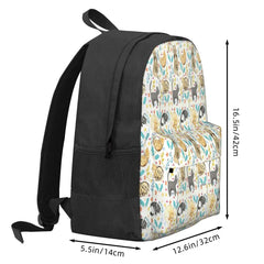 Cat Print Backpack for Men and Women