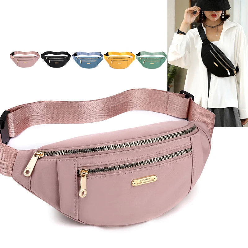 Waterproof Waist Bag Mobile Phone Pouch Banana Bag