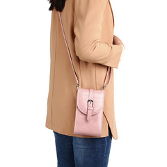 Mini Crossbody Bag Women Cell Phone Purse Soft Leather Flap Shoulder Bag
