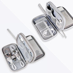 Travel Organizer Bag Cable Storage Pouch Waterproof Double Layers Storage Bags