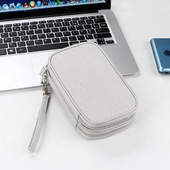 Travel Organizer Bag Cable Storage Pouch Waterproof Double Layers Storage Bags