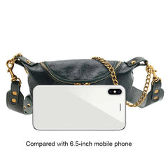 PU Leather Crossbody Bags For Women Chain Small Shoulder Bag