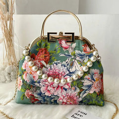 Spring Flowers Shoulder Crossbody Bag Women's Handbag